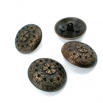 Bronze 3/8 Shank Buttons | Pack of 10
