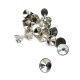 With & Without Stone Metal Foot Button 10 mm - 16 size E 1599