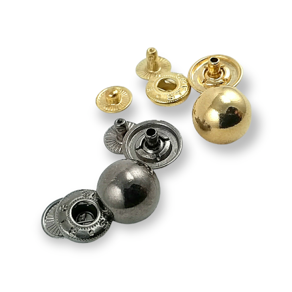▷ Snap Fasteners Wholesale Sale - Snap Button Ball Button Metal 15 mm - 20