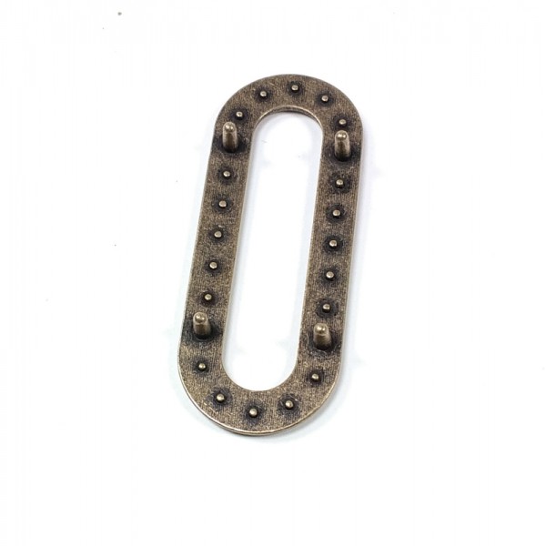 Rectangular rounded eyelet 20 x 50 mm E 2025