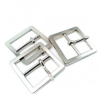 Silver Belt Buckle - square