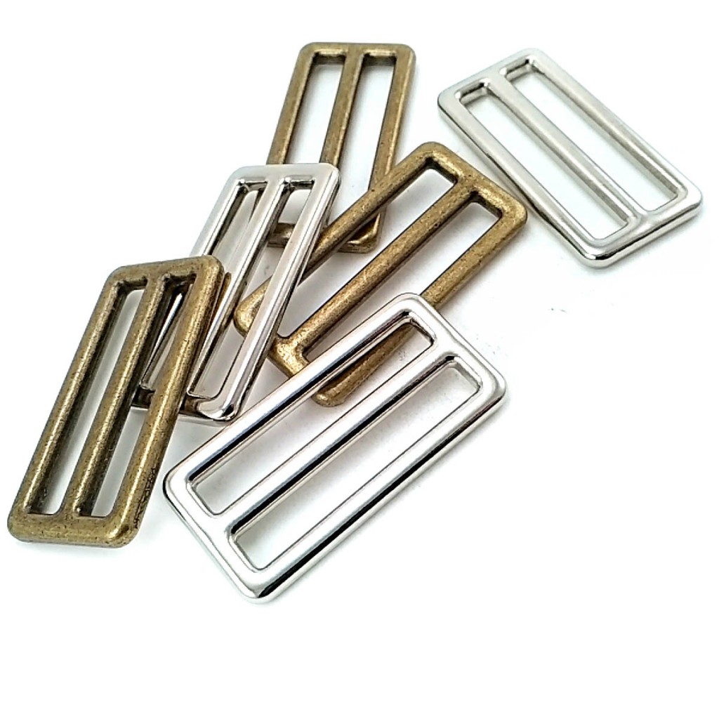 36 piece Gold Metal bra strap adjuster Tri Glide slider sliders o