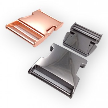Aluminum Side Release Buckle Brass Plate (5/8) Starting At